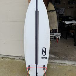 5'10" Firewire Flat Earth Surfboard Full Setup -Fins Leash Pad- MINT - Aipa
