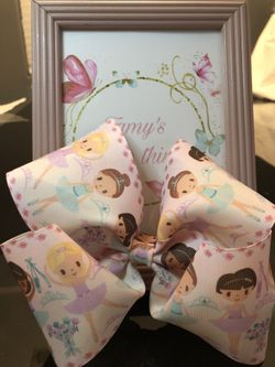 Ballerina hair bow