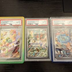 Pokemon Psa 10 Trio 