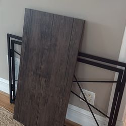 Space saving 40” folding desk