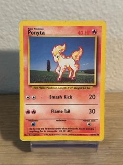 Ponyta pokemon card