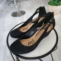 American Rag Black Sandals/Wedges - Size 8