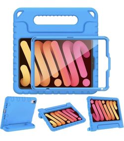 Kids Case for iPad Mini 7 (A17 Pro) 2024 8.3 inch, Mini 6 2021 with Built-in Scr