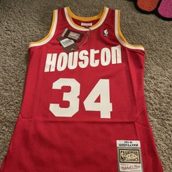 Hakeem Olajuwon Mitchell And Ness Swingman Jersey Sz Small