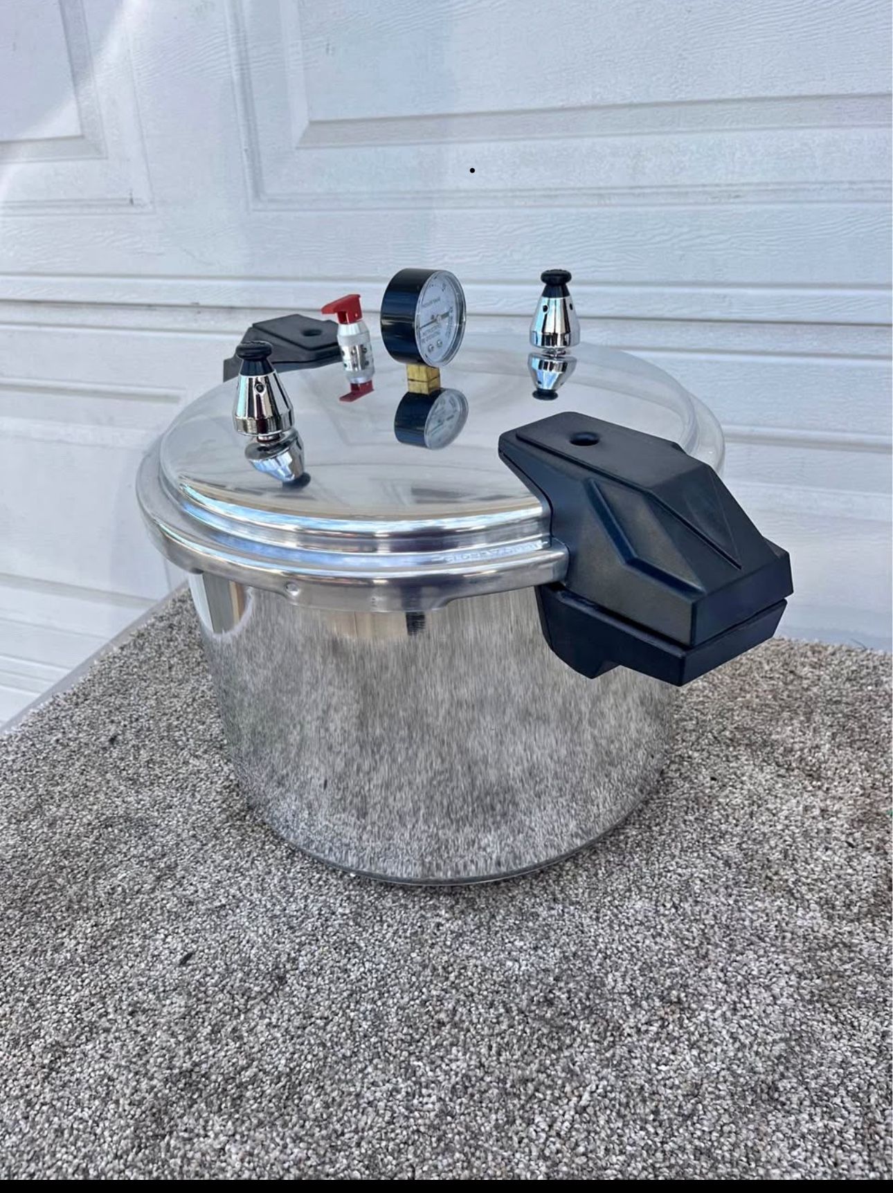Barton 22 Quart Pressure Cooker & Canner Steaming and Stewing w/ Pressure Gauge SKU: 99903
