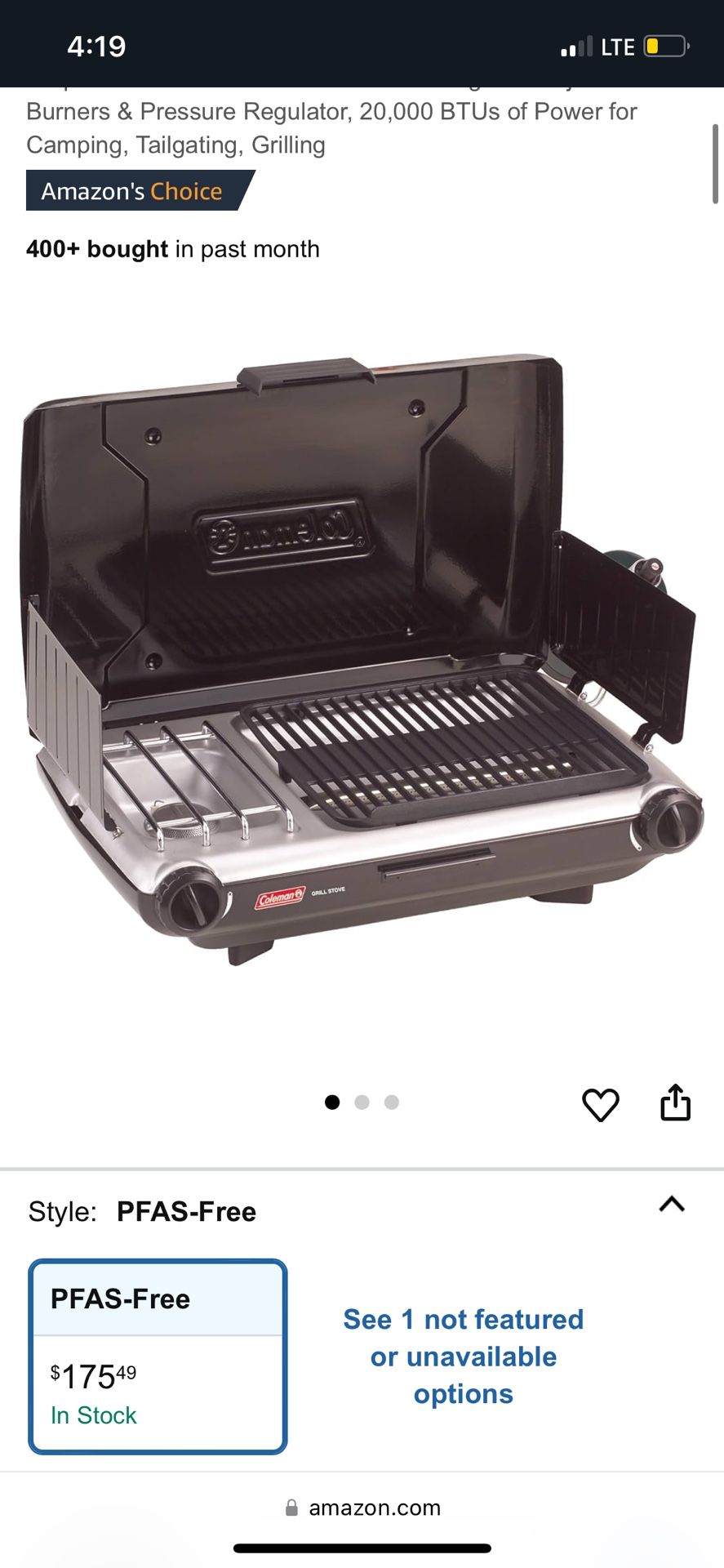Coleman 2 In 1 Grill Brand New Unopened