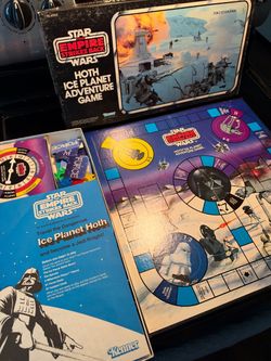 Vintage 80s Star Wars Empire Strikes Back Hoth Ice Planet Adventure Game