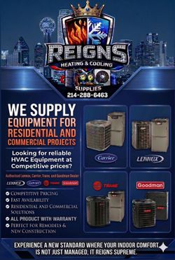 HVAC Equipment and supplies