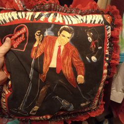 Antique Elvis Presley Pillow