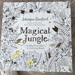 Adult Coloring Book-Magical jungle 