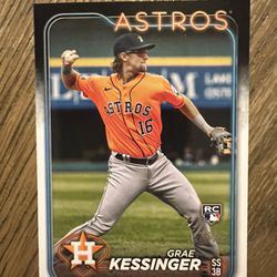 2024 Topps Series 1 #226 Grae Kessinger Houston Astros Baseball Card RC