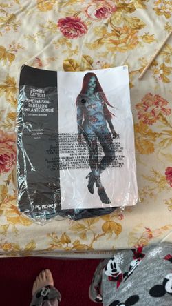 Zombie cat suit Halloween costume