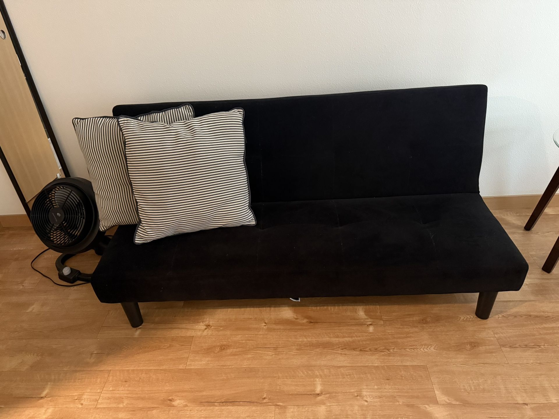 Black Serta Couch to Futon for Sale