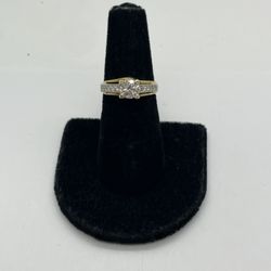 LADIES DIAMOND RING 18KT YELLOW GOLD, 1 CTW NATURAL DIAMOND, 5.8 GRAMS, SIZE 5.5’