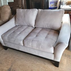 Cindy Crawford Collection Grey Couch Set