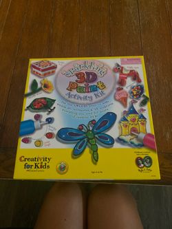 Sparkling 3-D paint activity kit