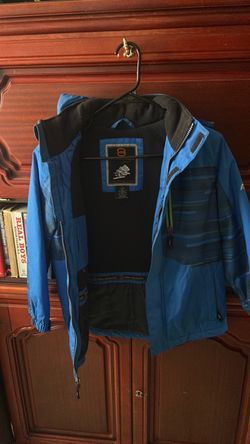 Free Country Blue Ski Jacket with Hood