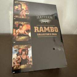 Rambo Collector’s Pack Sealed DVDs