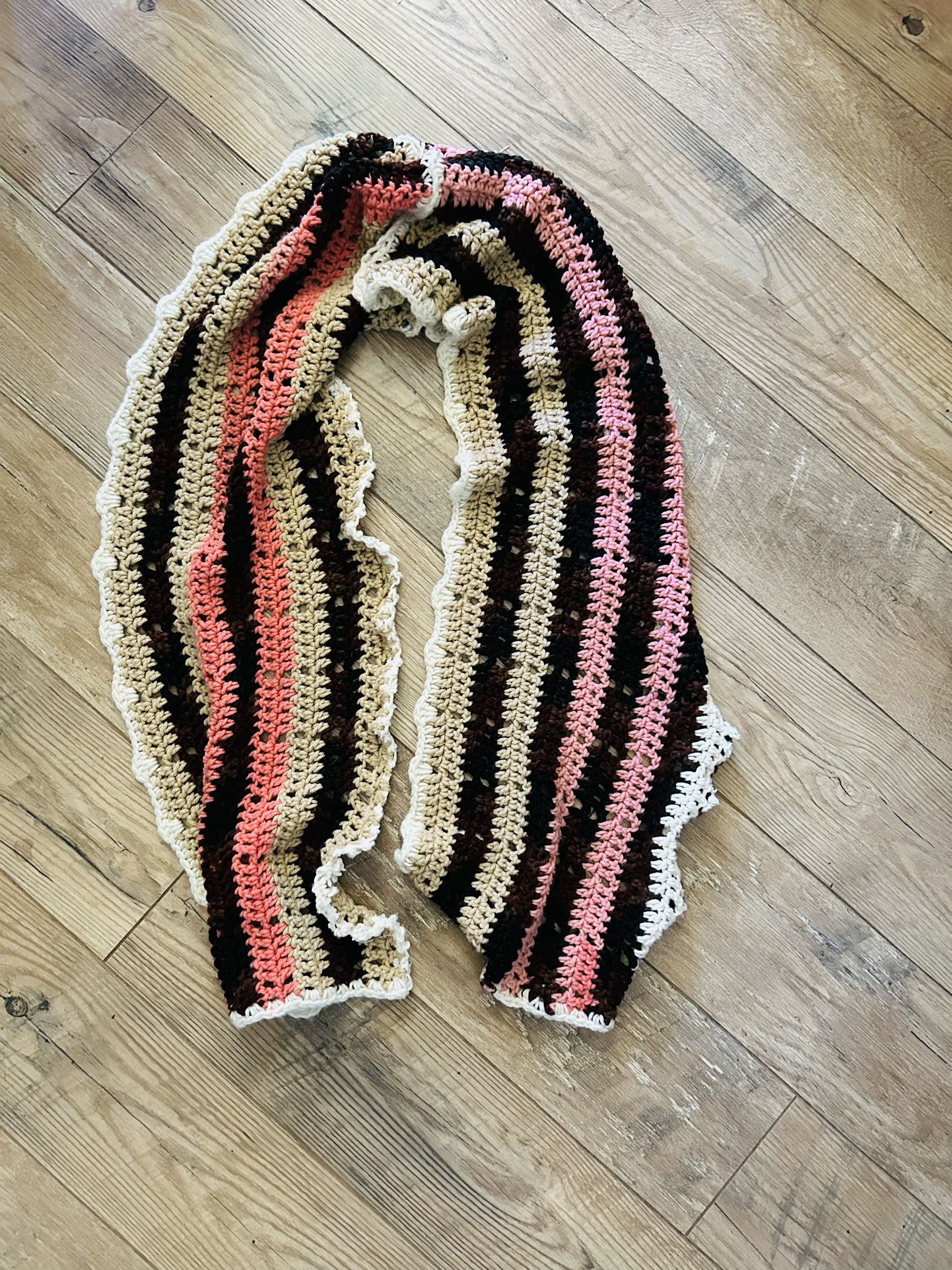 Crochet Scarf Upcycled