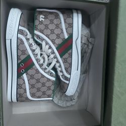 Gucci Tennis 1977 High 'Beige Ebony'
