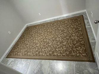 6x9 Area Rug – Traditional Beige/Brown Pattern