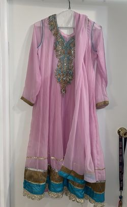 Pink Anarkali Dress