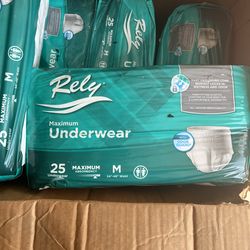 Rely premium underwear  Medium diapers