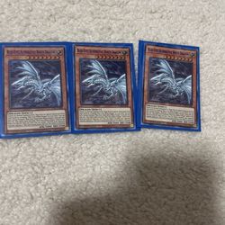 3x Blue Eyes Alternative Dragons 