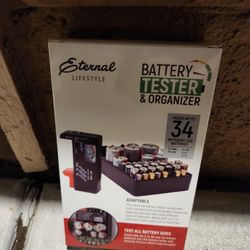Eternal Lifestyle Battery Tester & Organizer – Brand New