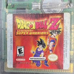 Dragon Ball Z: Legendary Super Warriors (Nintendo GameBoy Color, 2002)