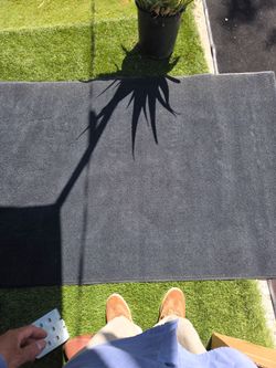 RUG DARK BLUE  4×6 GOOD CONDITION