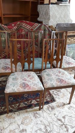 Broyhill Brasillia dining set 6 chairs table 2 leaves boxed