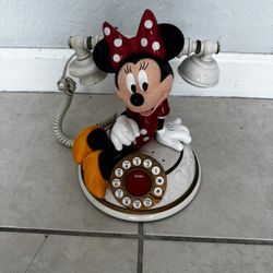 Vintage Disney Minnie Mouse Talking Desk Telephone