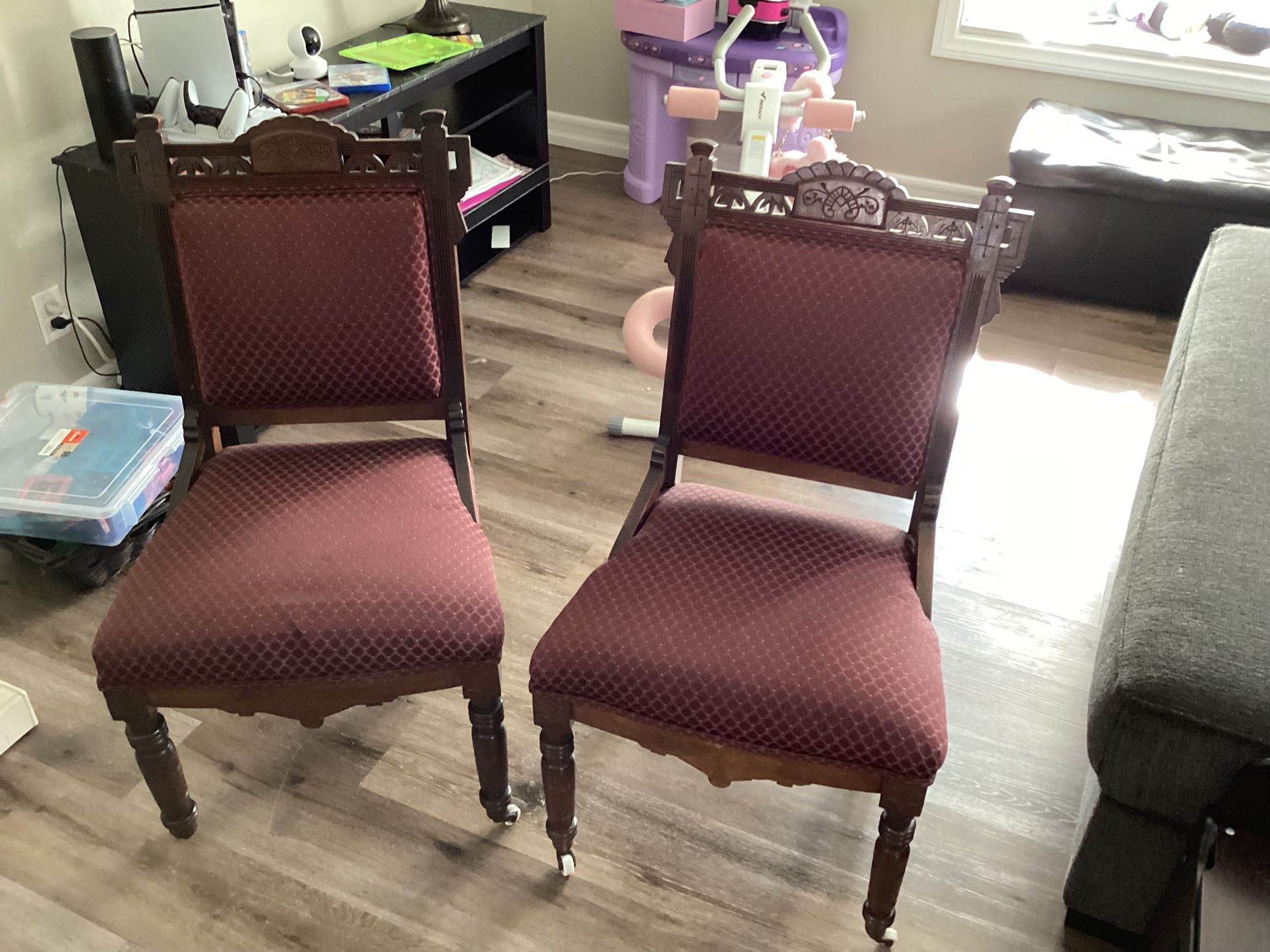 Antique Upholstered Chairs