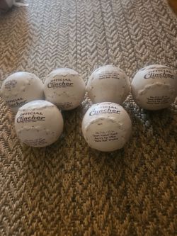 deBeer White Clincher 12 in. 6- ball count.