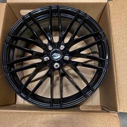 New 19 Inch ABT Style Rims Wheels for Audi Mercedes 19x8.5 +40 (5x112) CB: 66.6 Squared Set
