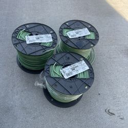 Green 12-Gauge Solid THHN Wire - 500'