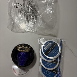 Bath & Bodyworks 4 Refills & Royal Crown Skull Color Changing Light up Fragrance Deodorizer Visor Clip Car Vent 