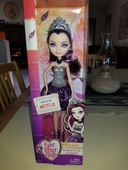 NEW IN BOX EVER AFTER HIGH RAVEN QUEEN DAUGHTER OF THE EVIL QUEEN. PICK UP MIDDLEBORO ONLY