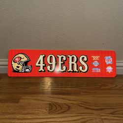 49ers Street Sign