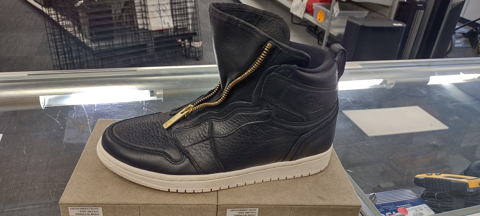 Jordan's 1 Zipper High Tops
