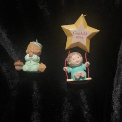 Hallmark Keepsake Ornaments (2) Godchild