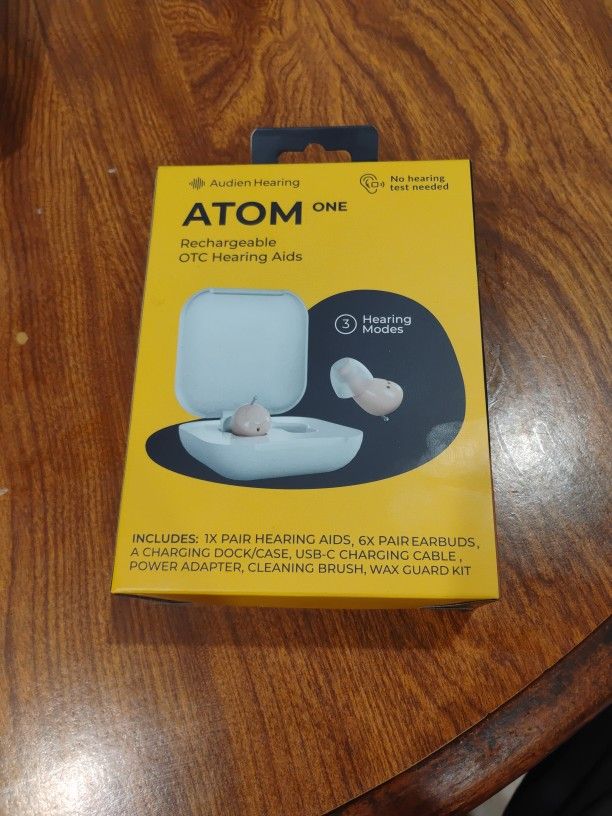 Atom One Rechargeable Hearing Aids