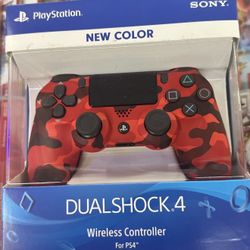 PS4 Controller Red Camouflage…..Sony…,