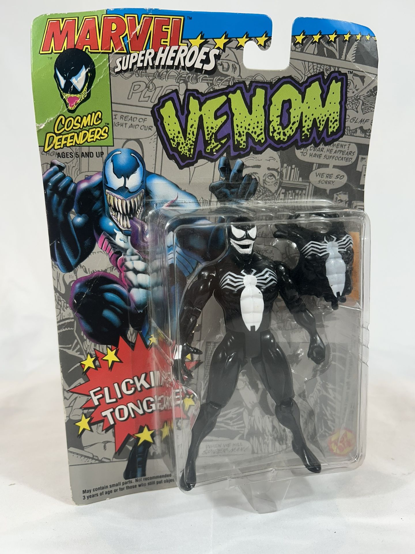 1992 Toy Biz Marvel Super Heroes Cosmic Defenders Venom Action Figure