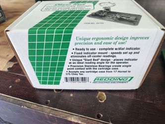 Redding Slant Bed Concentricity Gauge #26100