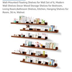 Floating shelves