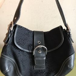 Coach black purse