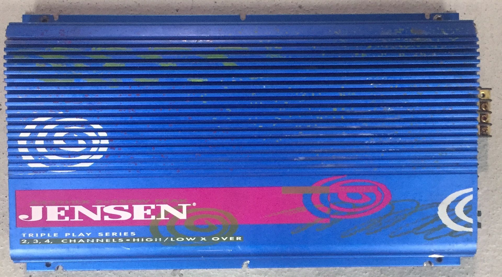 Big old school Jensen 4channel car amp