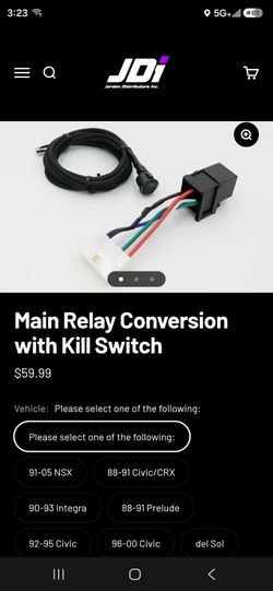 Kill switch 90-93 Honda Accord